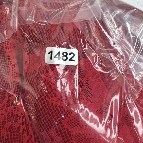 Cacique Size 40DDD Balconette Bra Lightly Lined Full Coverage Underwire Red - Picture 14 of 14